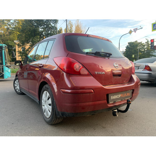 Фаркоп Лидер Плюс на NISSAN Tiida 2004–2014 Арт. N114-A (хетчбек)