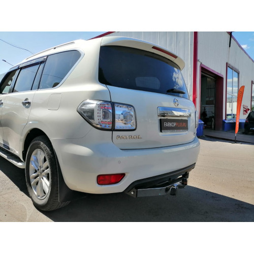 Фаркоп BALTEX на NISSAN Patrol 2010–  Арт. 15.1900.08 (Y62 фаркоп с нерж. накладкой)