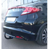 Фаркоп ARAGON на HONDA Civic 2012–2014  Арт. E2400EV (5 двер.)
