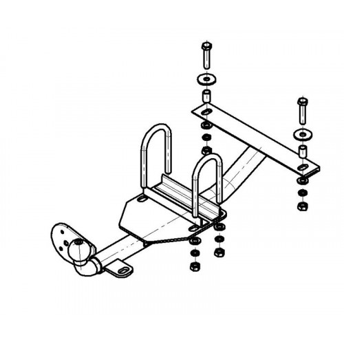 Фаркоп Avtos на KIA Sportage I 2000-2006 Арт.KI 11
