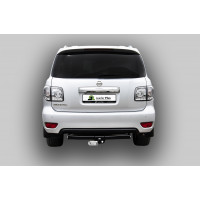 Фаркоп Лидер Плюс на NISSAN Patrol 2010- Арт. N124-FN (с нержавеющей пластиной)